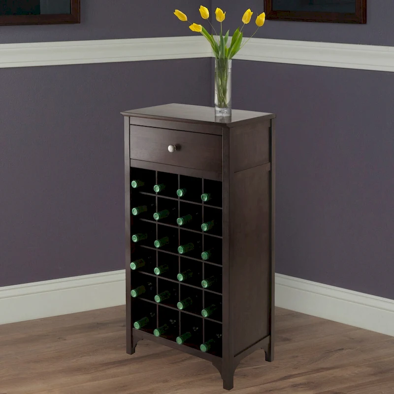 Ancona Wine Cabinet, Espresso