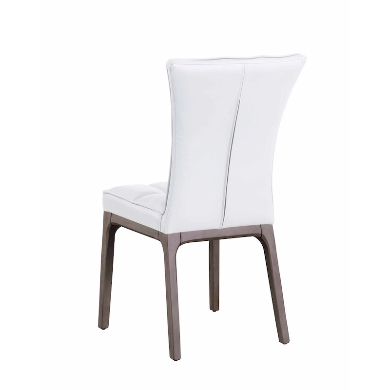 Somette Modern Tufted Side Chair with Solid Wood Frame, Set of 2