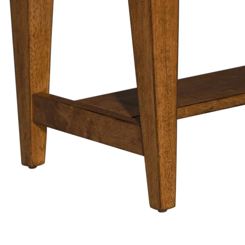 Tobacco Finish Rubberwood Bench