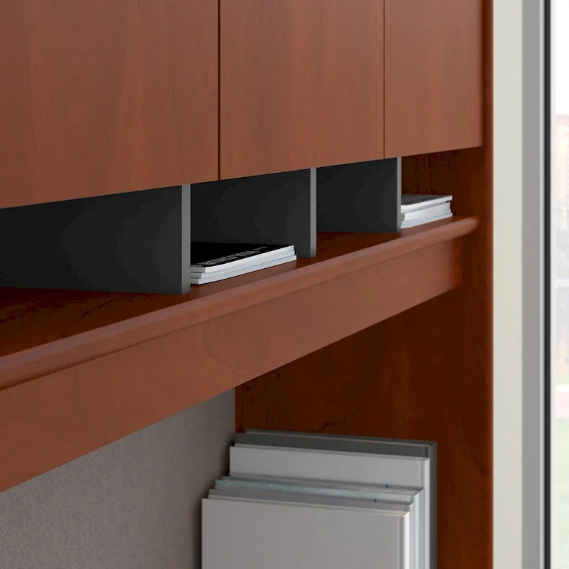 Series C 60W Desk with Hutch and Drawers by Bush Business Furniture