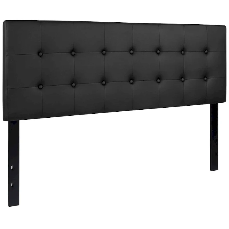 Button Tufted Upholstered Headboard