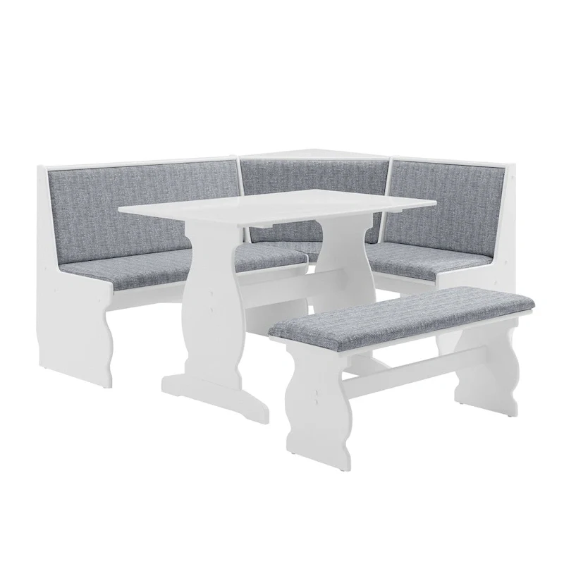 Hannah Breakfast Nook 3-piece Dining Set