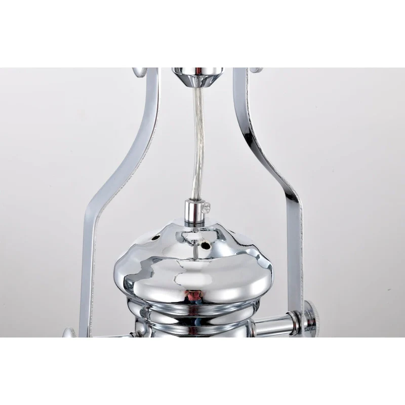 Didia 1-Light 13-Inch Chrome Dome Pendant