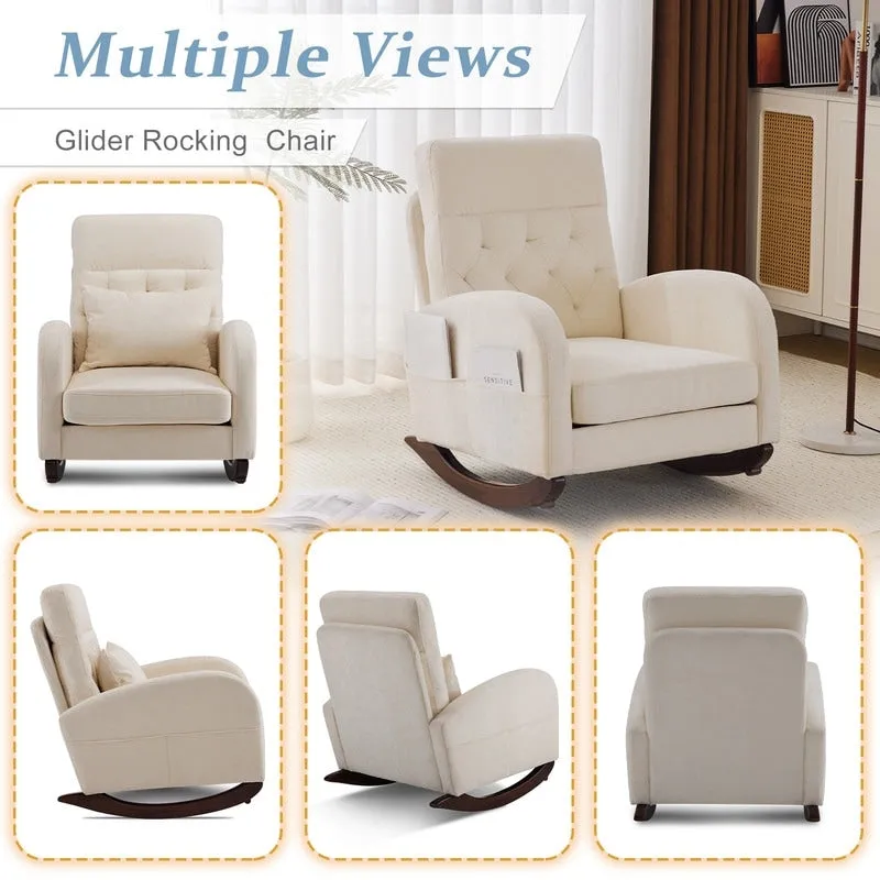 Upholstered Rocking Chair