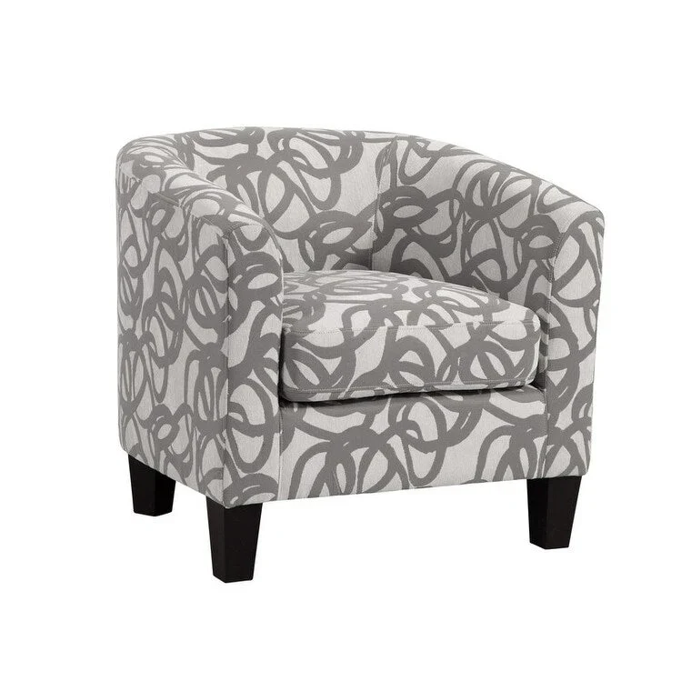 Grafton Home Enzo Upholstered Accent Barrel Chair