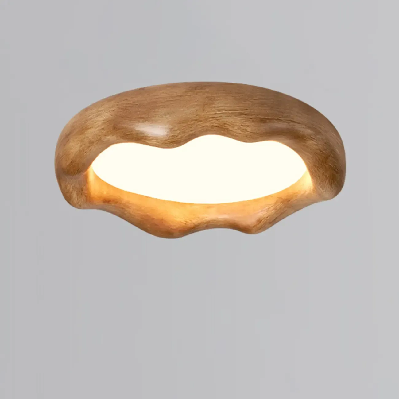 Acrylic Artistic Melting Cream Design Flush Ceiling Light