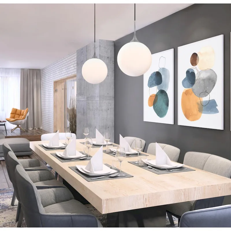 Westinghouse Lighting Moretti One-Light LED Brushed Nickel Indoor Pendant