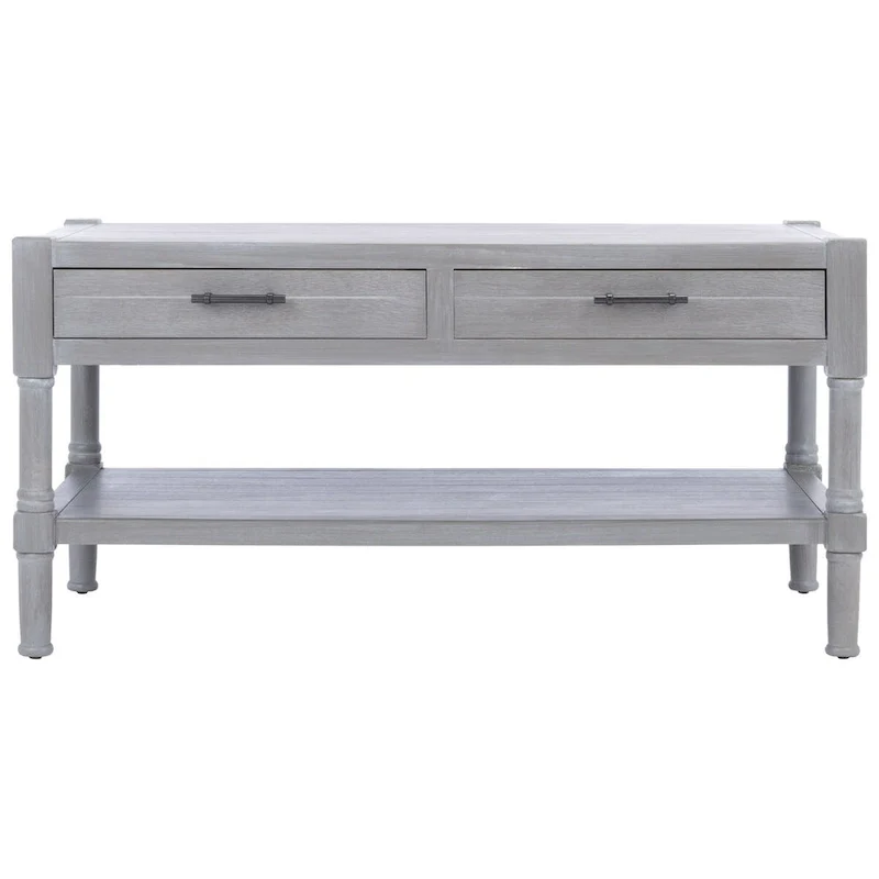 SAFAVIEH Alene 2-Drawer Bottom Shelf Coffee Table - 37.8 W x 19 L x 19 H - 38Wx19Dx19H