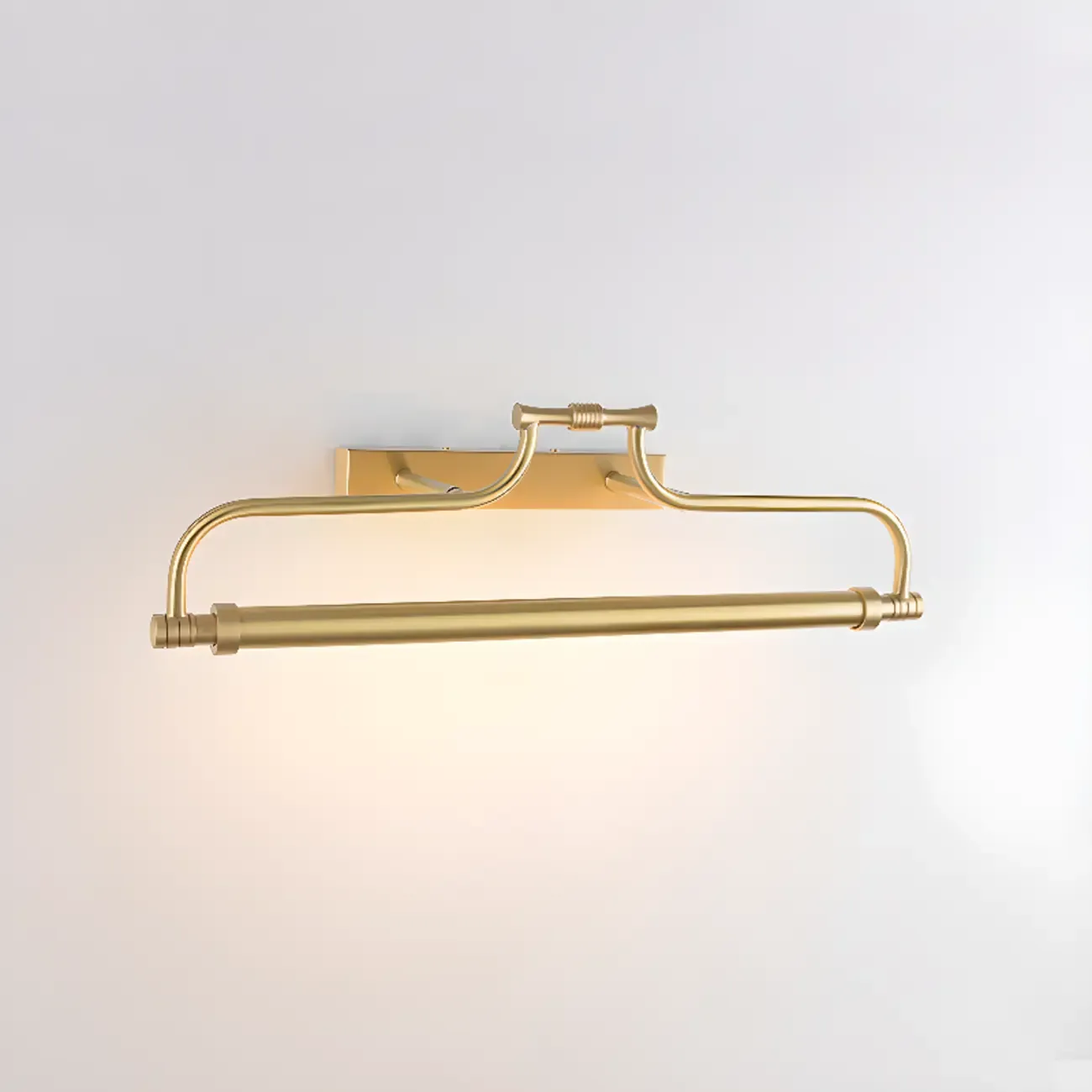 Geometric Gold Metal Vanity Light with LED