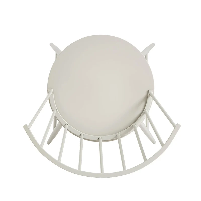 Truman High Back Metal and Wood Spindle Dining Chair (Set of 2) by iNSPIRE Q Modern