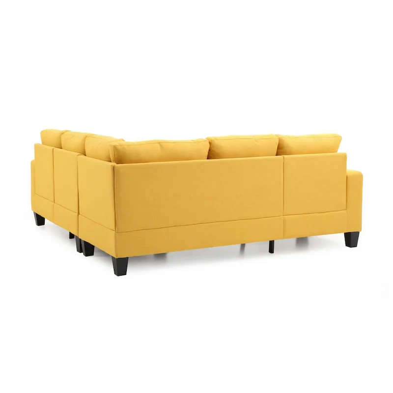 Newbury Twill Fabric Sectional Sofa
