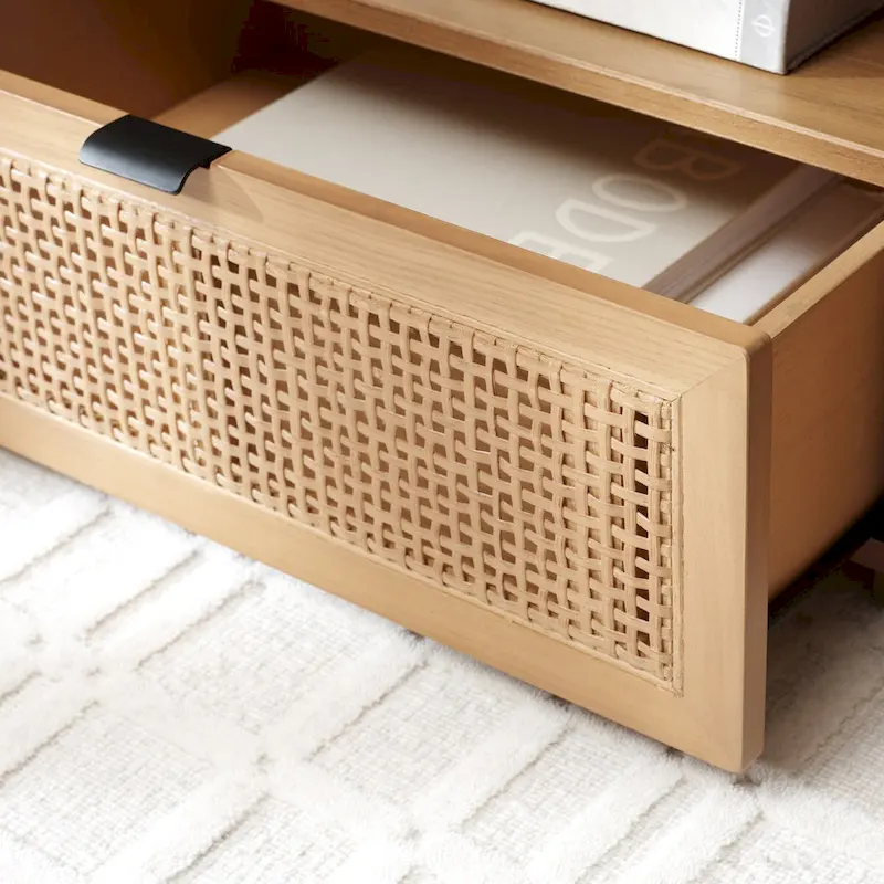 2-Drawer 1-Shelf Entertainment Media Stand, Fits Up To 55