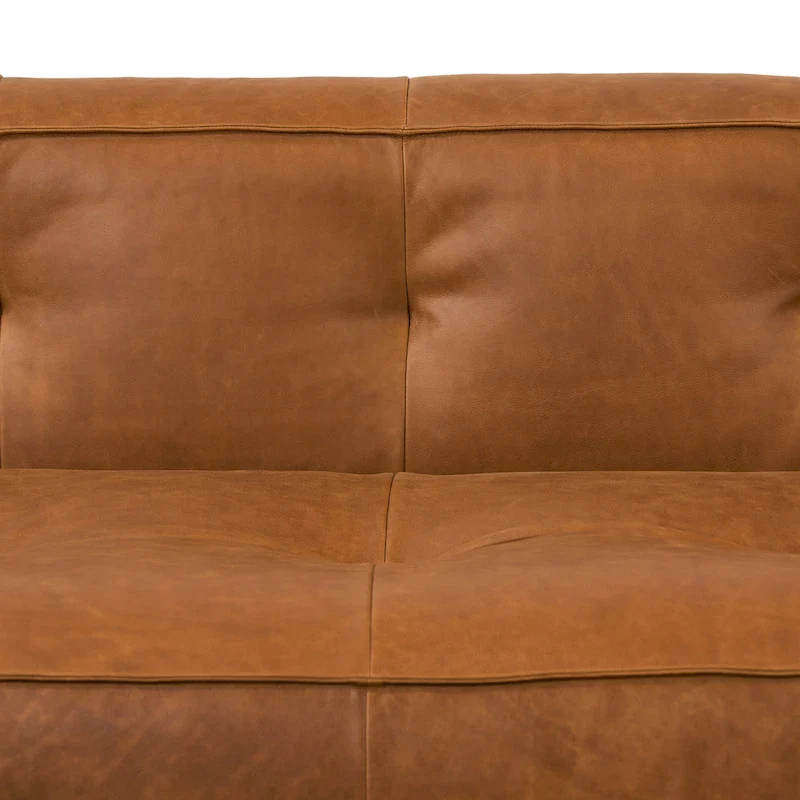 Poly & Bark Capa 92 Sofa - Full Grain Genuine Italian Leather