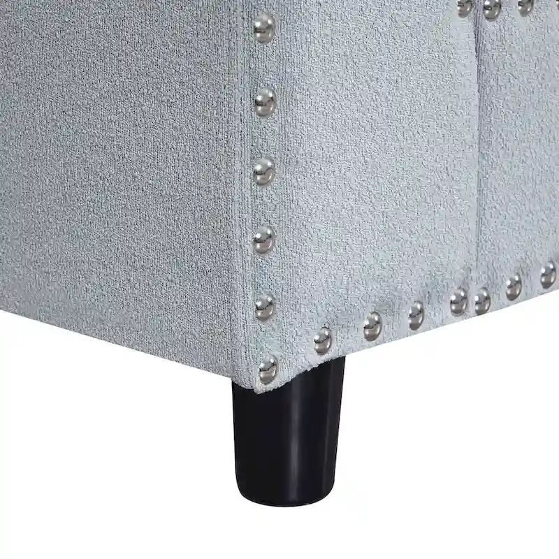 Linen L-shaped Modular Sectional Sofa with Cushions