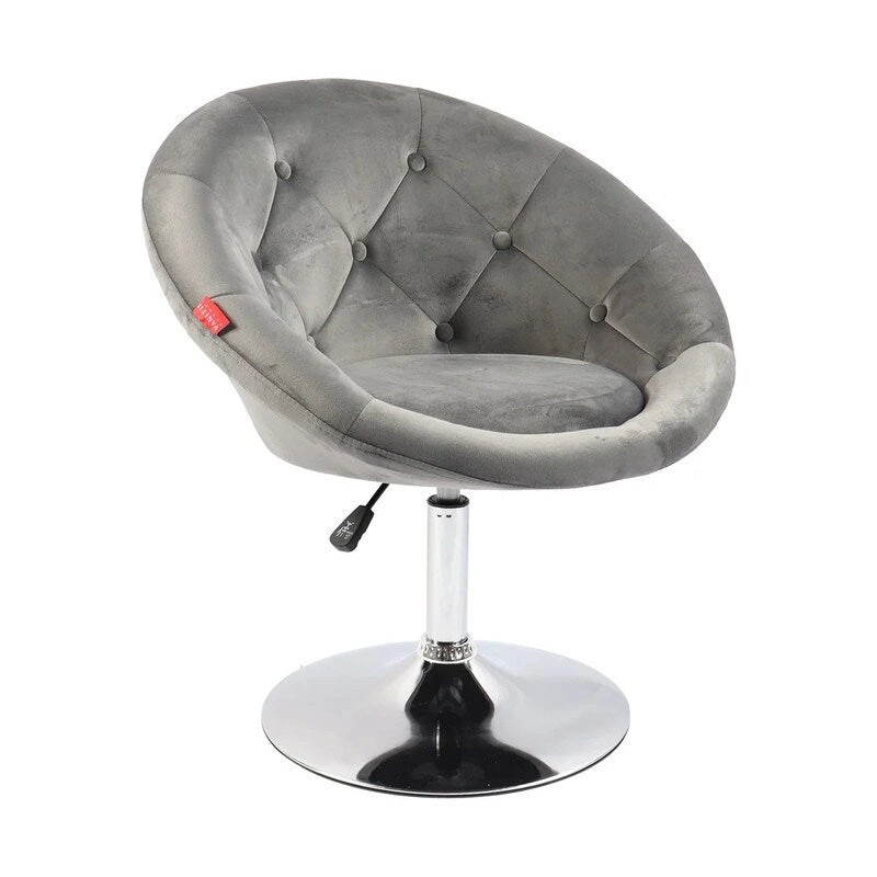 VANITII Accent Chair Swivel Vanity Chair Office Desk Chair Modern Height Adjustable Pink/Grey/White