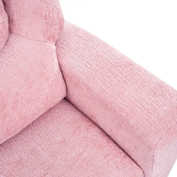 Kids Push Back Recliner Chair with Cup Holder - For Ages 3+