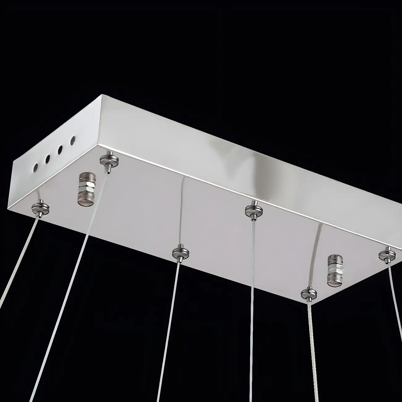 Elegant Gold/Silver Crystal Kitchen Island Pendant Light