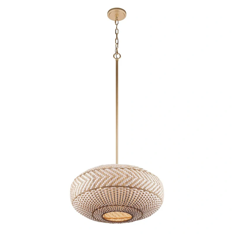 Zanzibar 4 Light Soft Gold Pendant