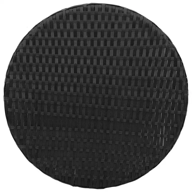 vidaXL Bistro Set with Cushions Poly Rattan