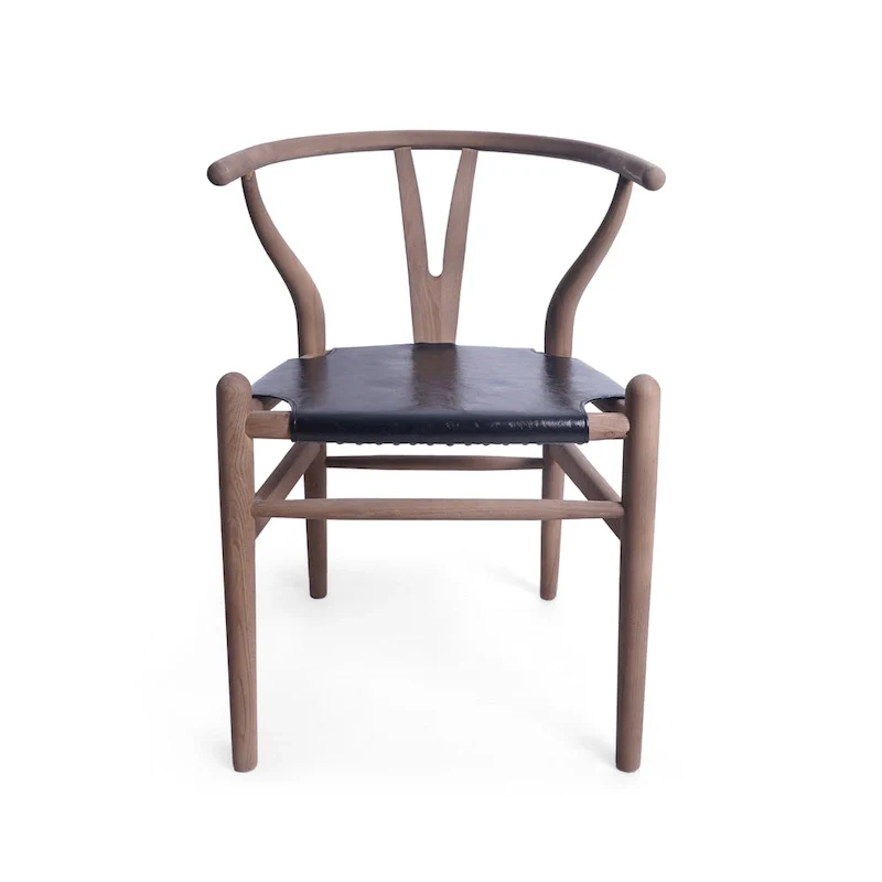 Ash Wood Dining Chairs Set of 6 - Mid-Century Modern Style