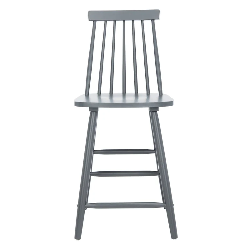 SAFAVIEH Zillah 24-inch Spindle Farmhouse Counter Stool (Set of 2) - 17.7 x 20.5 x 39.1 - 18Wx21Dx39H