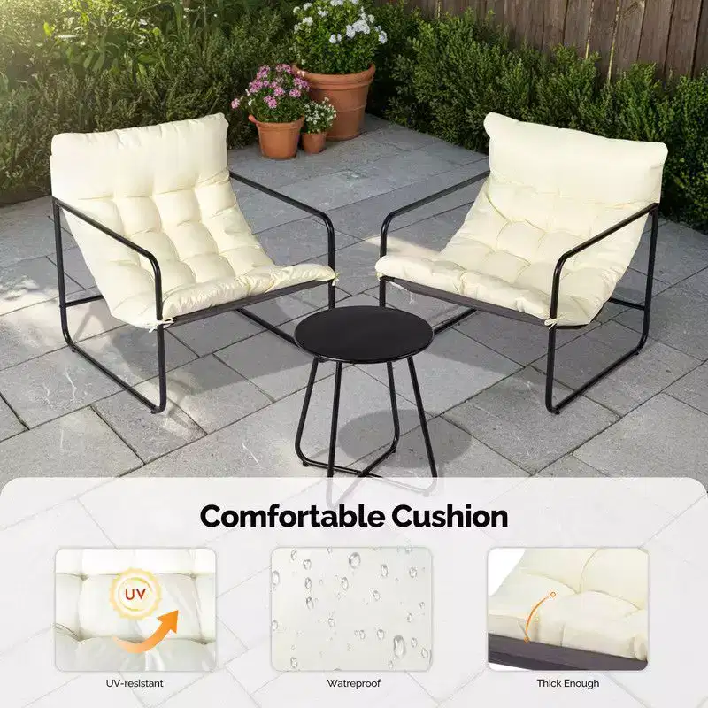 3 Piece Patio Bistro Set
