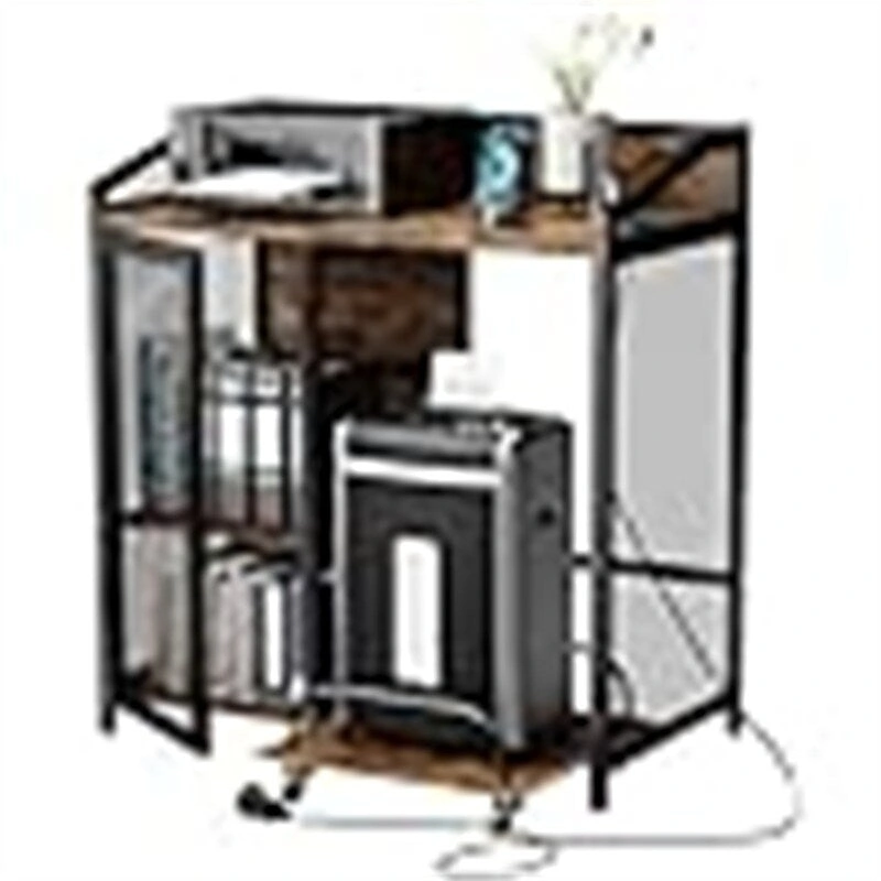 Printer Stand with Charging Station - 18.9 D x 20.86 W x 27.36 H