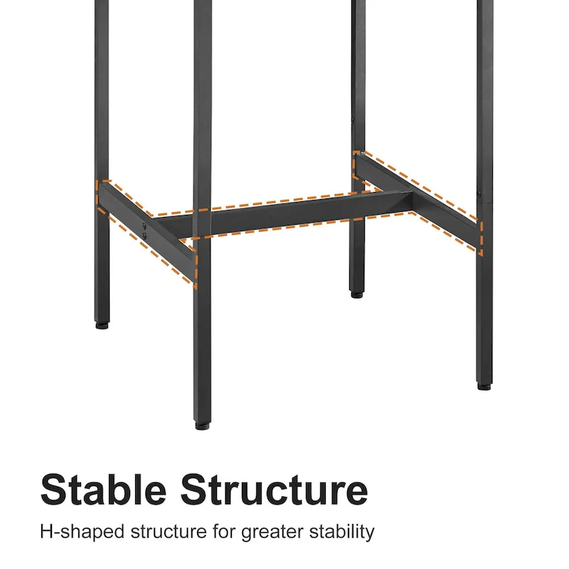 Square Bar Table with 2 Bar Chairs