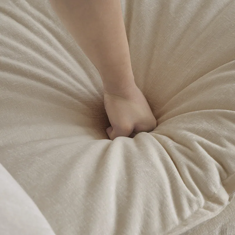 5-Piece Modular Chenille Upholstered L-Shaped Sectional Sofa with Ottoman