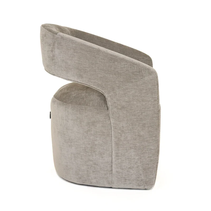 Angie Modern Grey Fabric Dining Chair