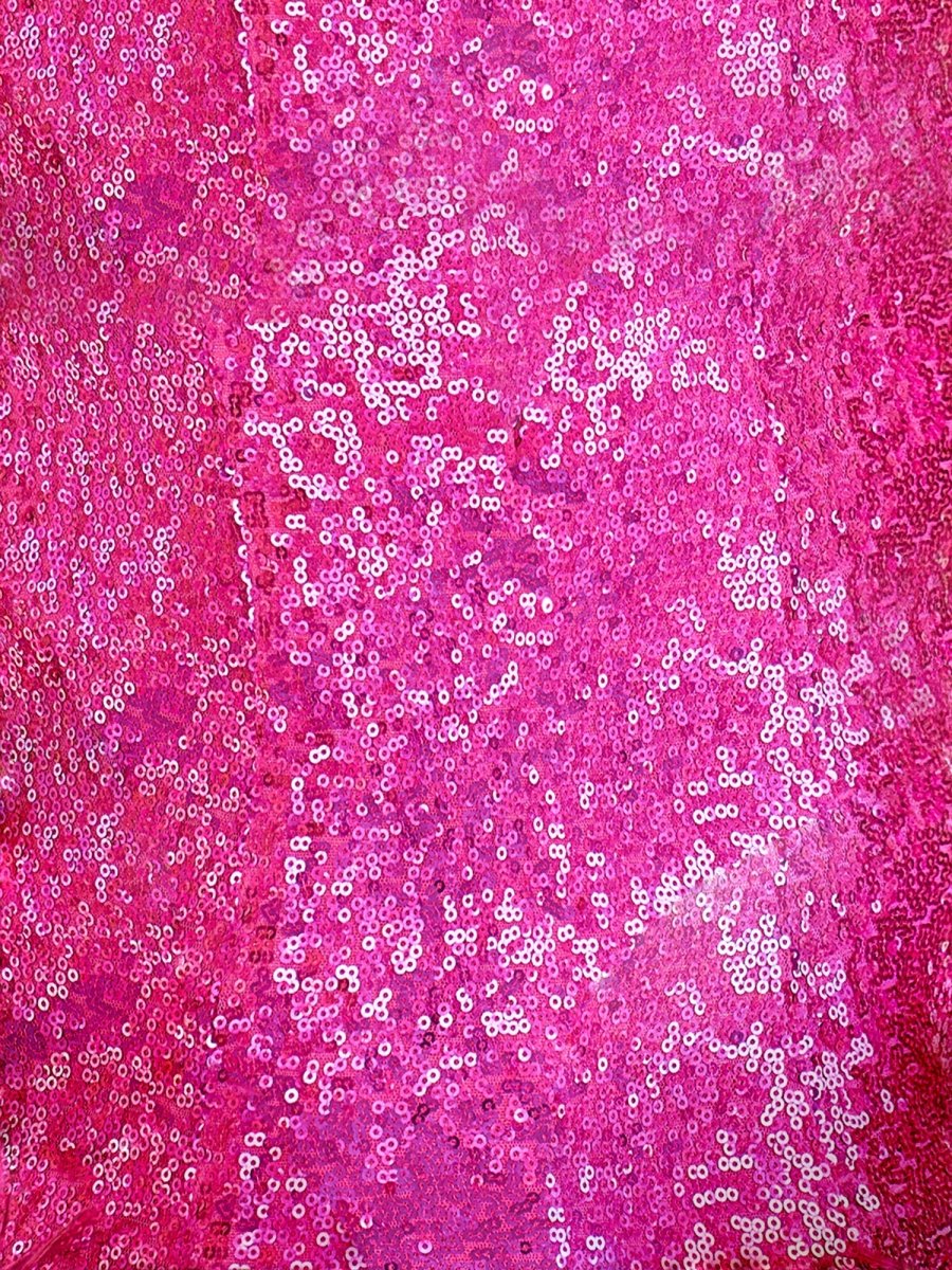 V Neck Hot Pink Sequins Short Tight Mini Party Dresses