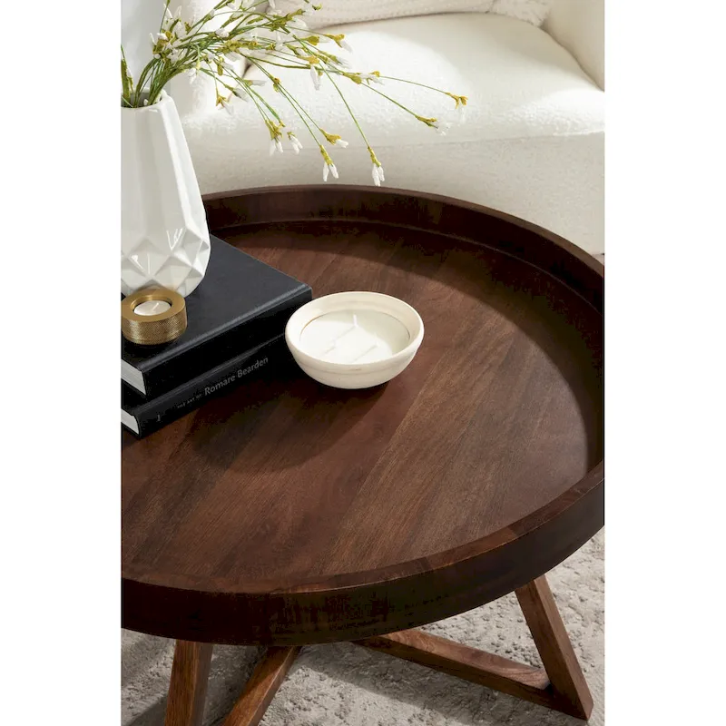 Avery 30-inch Round Coffee Table - 30 Diameter