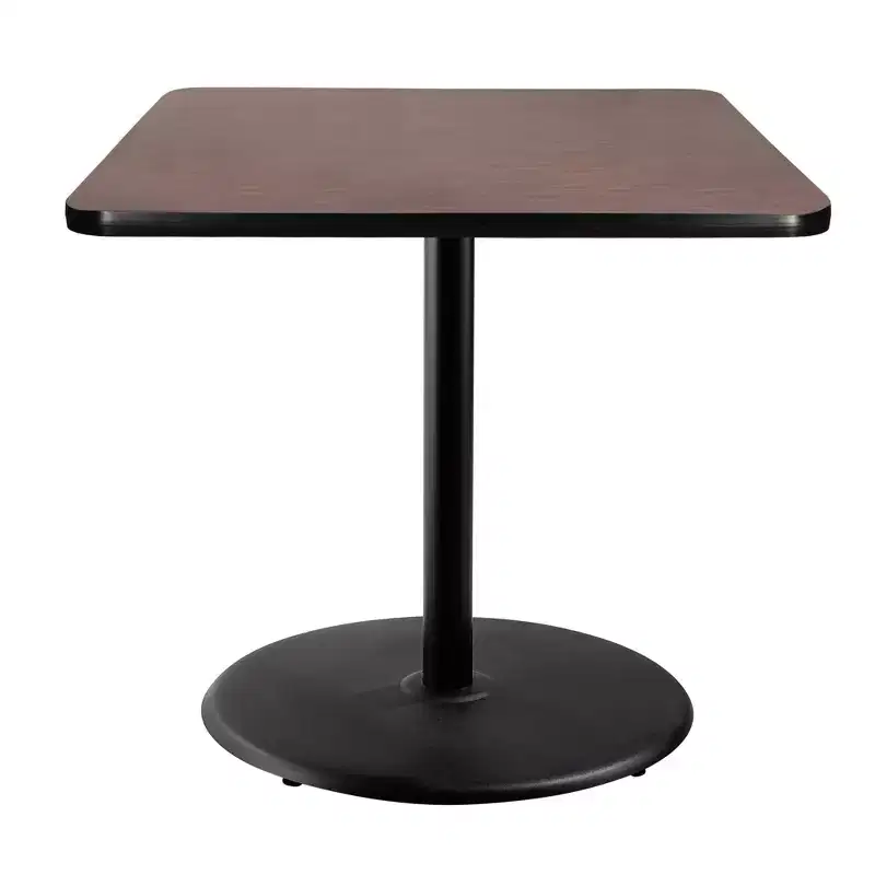 Hampden Furnishings 36" Bennet Collection Square Dining Table Black/Mahogany