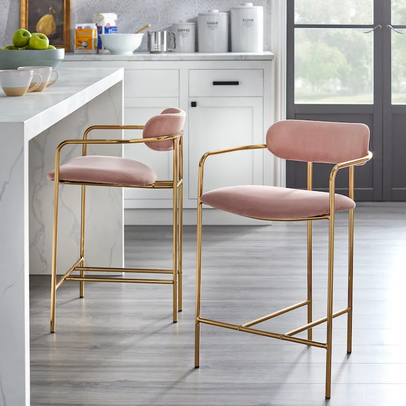 Retro Velvet Stools