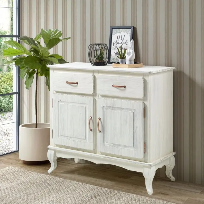 Wood Buffet Sideboard Green