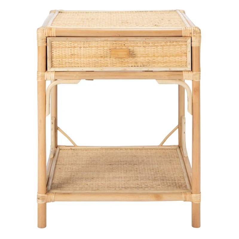 SAFAVIEH Clarisa Coastal 1-Drawer 1-Shelf Nightstand