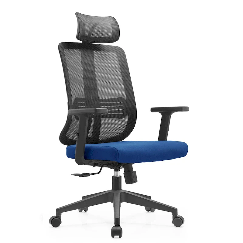 Adjustable Office Chair with Mesh Back and Headrest Nift Series by LeisureMod