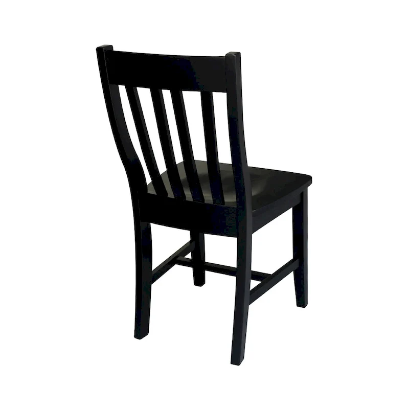 Copper Grove Quince Solid Wood Schoolhouse Chairs, Set of 2