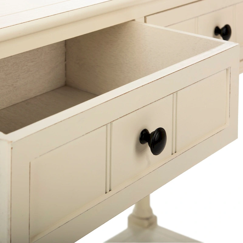 SAFAVIEH Camilla Grey 2-Drawer Console Table - 35.8 x 13.8 x 29.5 - 36Wx14Dx30H