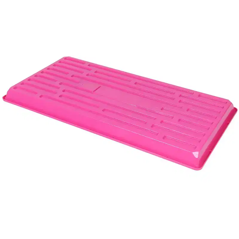 SUNPACK 10 x 20 Heavy Duty Shallow Plastic Seed Starting Tray, 1