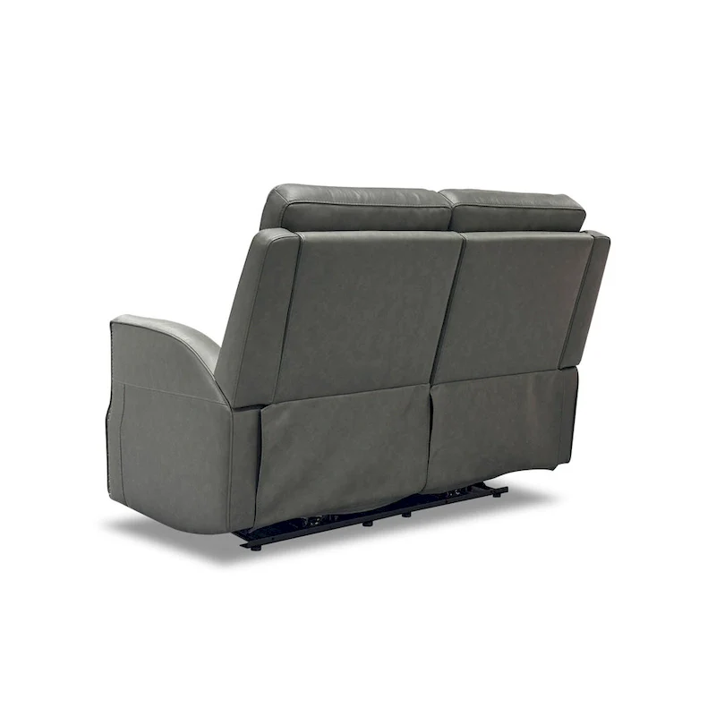 Maxwellton Cedar Power Reclining Loveseat with Power Headrests and Lumbar by Flexsteel - 56  x 42  x 39