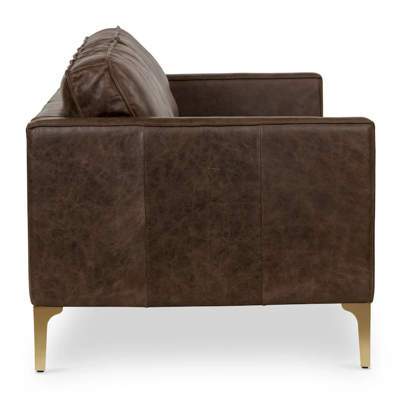 Mateo 82.5  Sofa - Full Grain Genuine Italian Leather