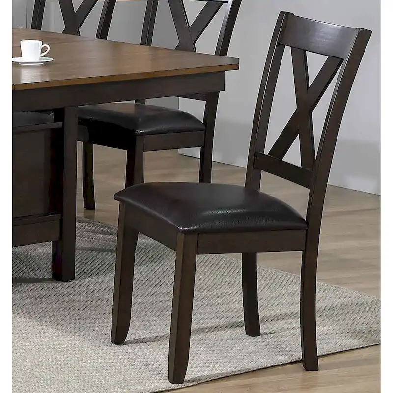 7 - Piece Solid Wood Dining Set With Storage Veneer Top