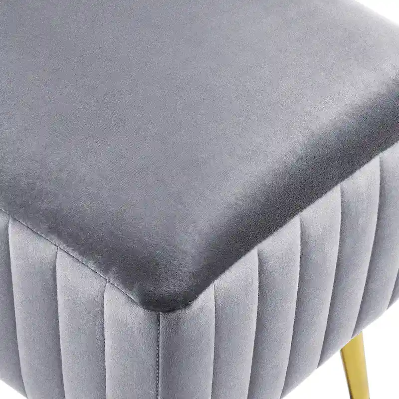 CO-Z 24-inch Modern Upholstered Entryway Bench with Velvet Seat