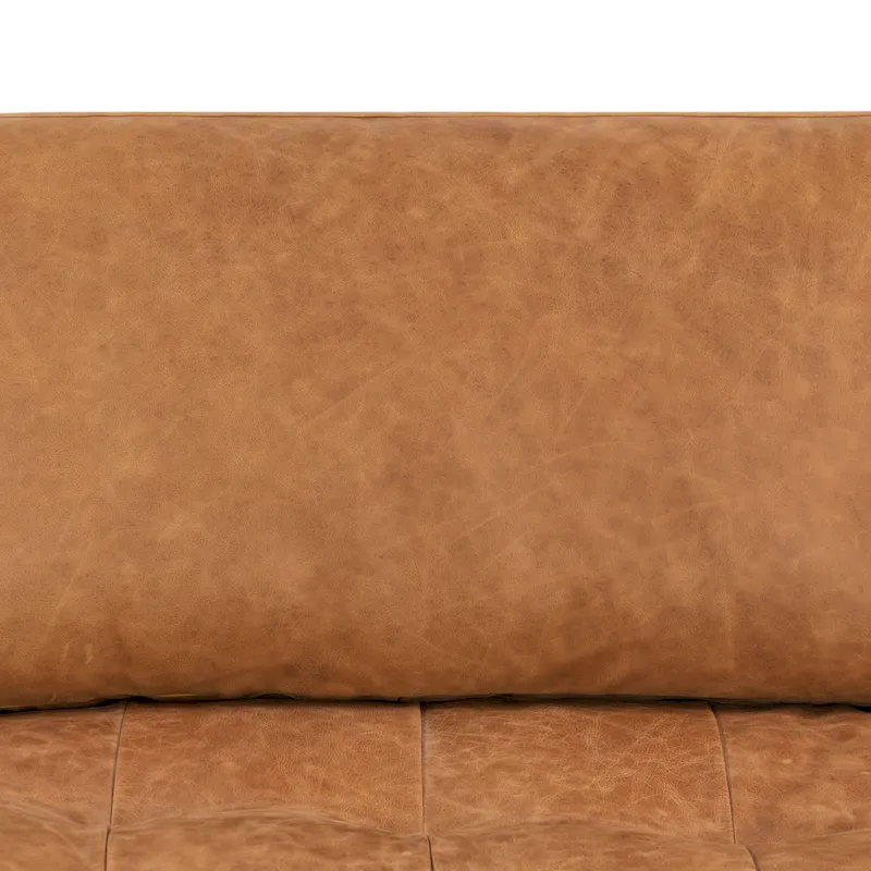 Poly & Bark Napa 104.5  Left Sectional Sofa - Full Grain Genuine Italian Leather