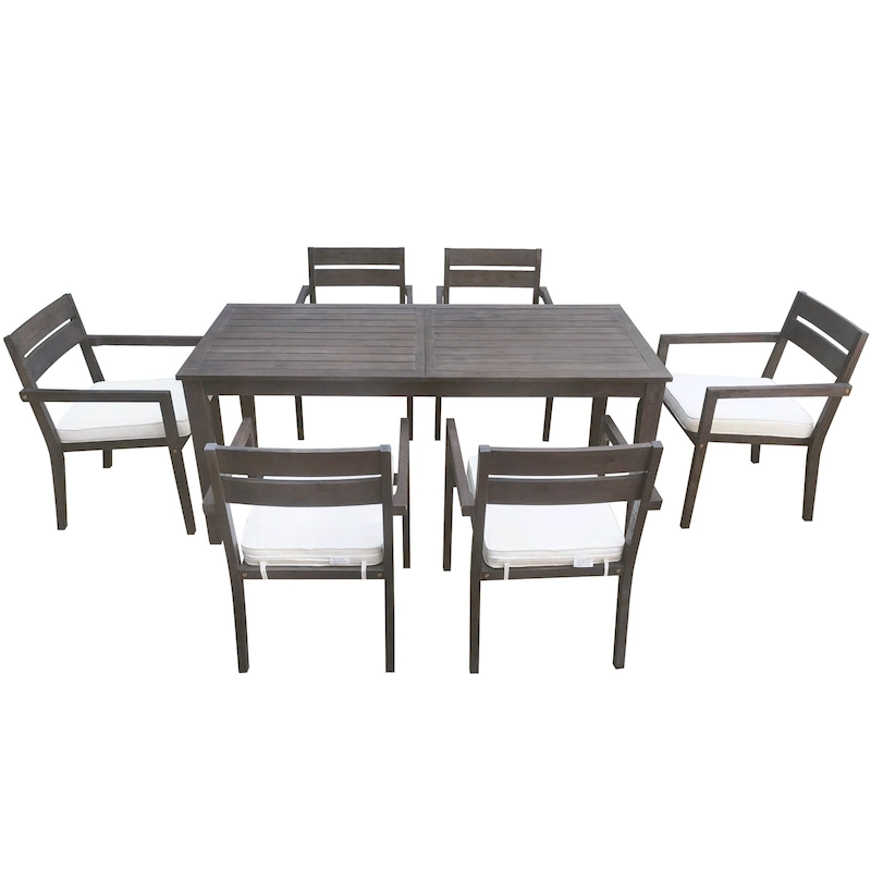 Acacia Wood Outdoor Dining Set,Perfect for Patio, Balcony, or Backyard