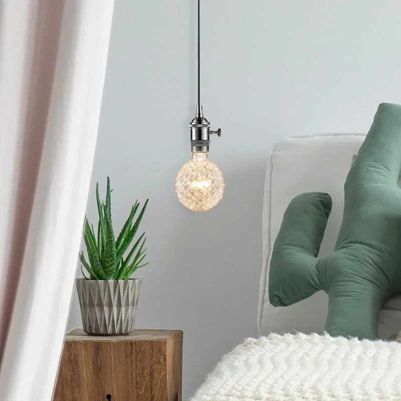 40W Designer Vintage Edison Crystalina Incandescent Light Bulb, E26