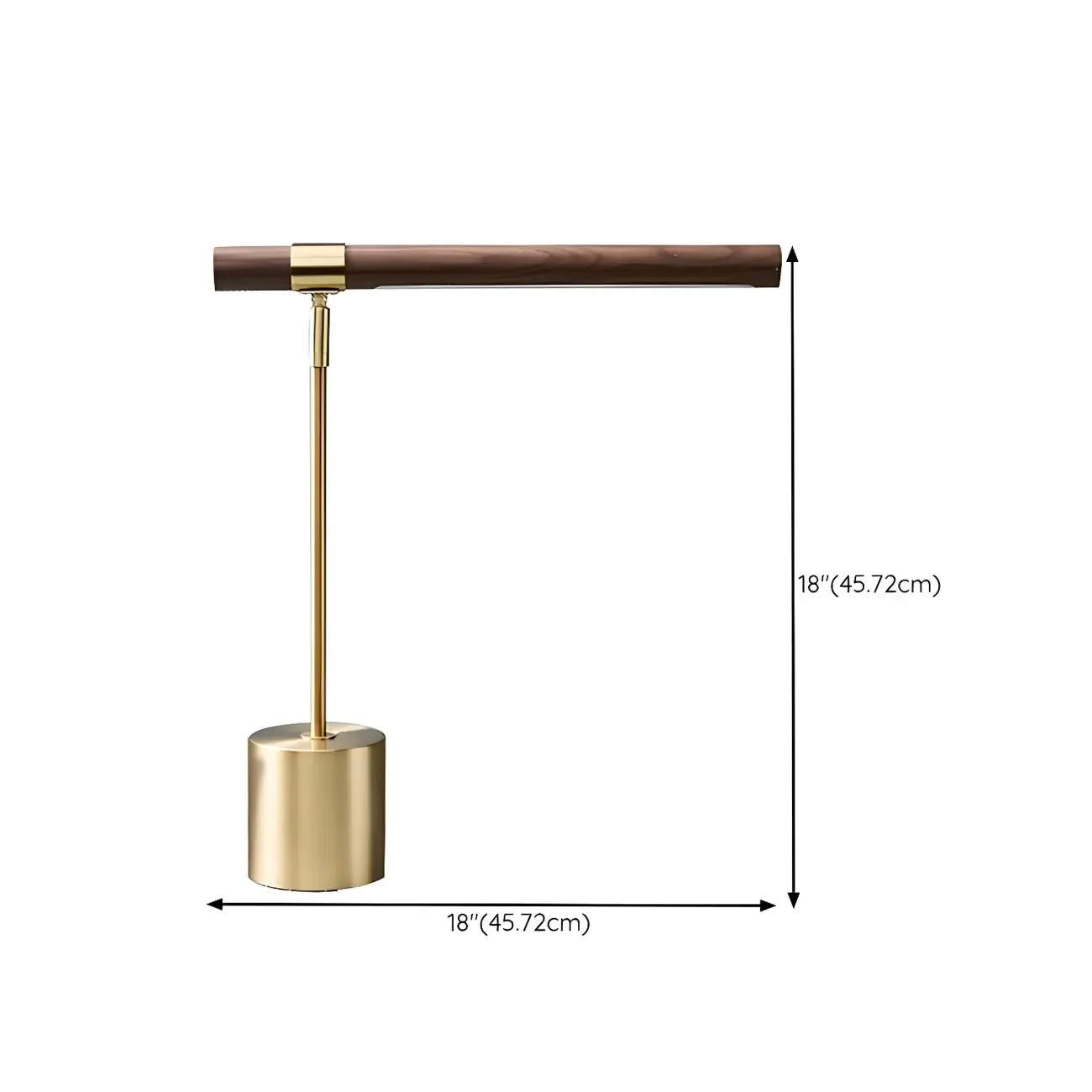 Bedside Modern Linear Gold LED Acrylic Table Lamp Dimmable