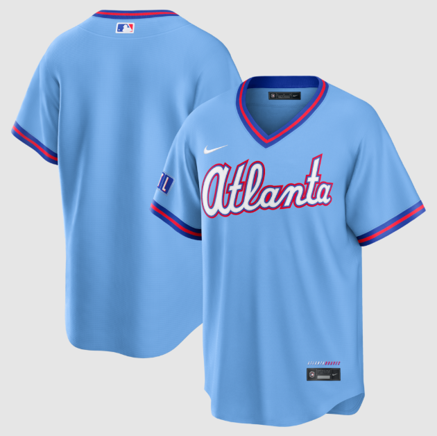 Atlanta Braves Powder Blue 2026 City Connect Stadium Jersey