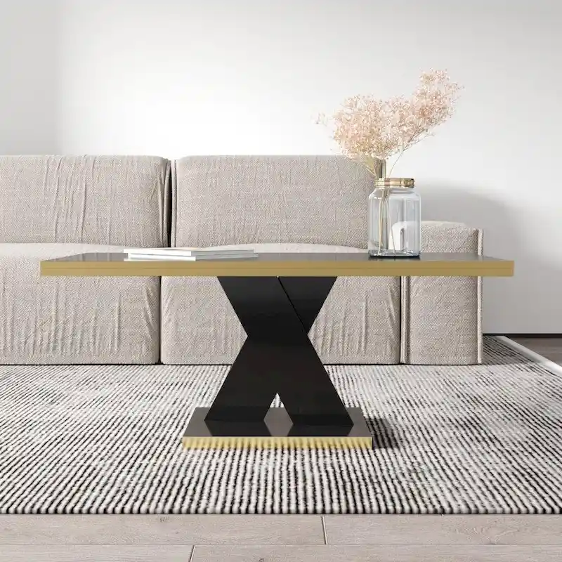 Modern Coffee Table with High Gloss Finish